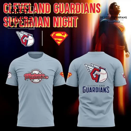 Cleveland Guardians x Superman Night Special Edition T-Shirt