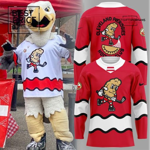 Cleveland Pierogies Monsters Uniform Red Hockey Jersey
