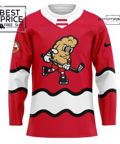 Cleveland Pierogies Monsters Uniform Red Hockey Jersey