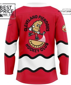 Cleveland Monsters leveland Pierogies Uniform Red Jersey