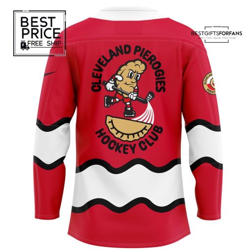 Cleveland Pierogies Monsters Uniform Red Hockey Jersey