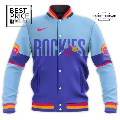 Colorado Rockies City Connect Special Edition Baseball Jacket
