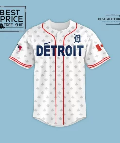 Detroit Tigers Canadian Heritage 2025 Custom Baseball Jersey
