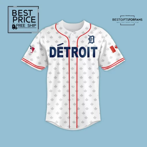 Detroit Tigers Canadian Heritage 2025 Custom Baseball Jersey