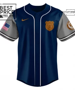 Detroit Tigers Law Enforcement Special Edition Baseball Jersey