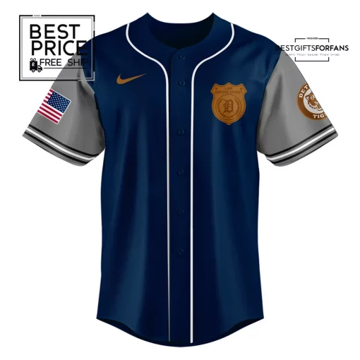 Detroit Tigers Law Enforcement Special Edition Baseball Jersey