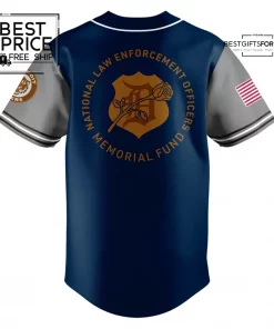 Detroit Tigers Law Enforcement Special Edition Baseball Jersey 3