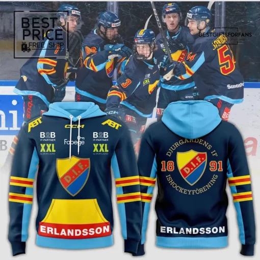 Djurgårdens IF Hockey Erlandsson Limited Edition Hoodie
