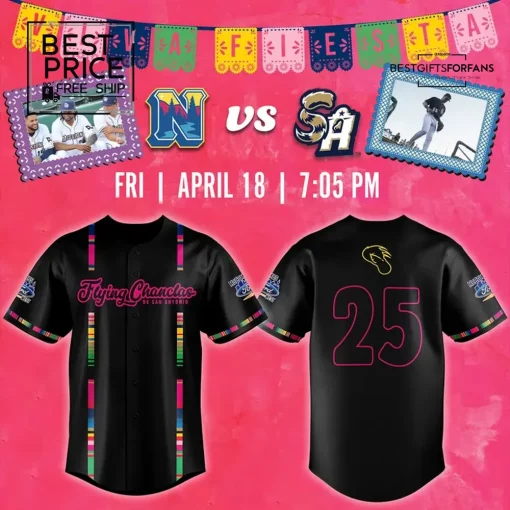 Flying Chanclas de San Antonio Special Edition Baseball Jersey