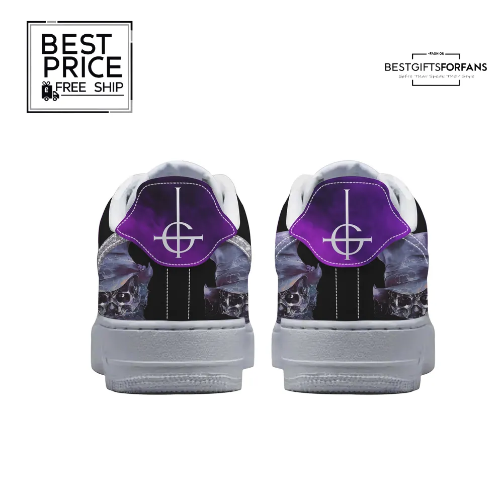 Ghost Limited Edition Custom Air Force 1 Sneakers Ghost Limited Edition Custom Air Force 1 Sneakers