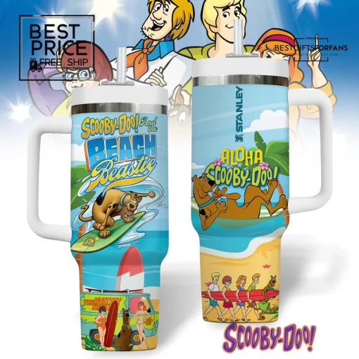 Scooby-Doo Beach Adventure Custom Limited Edition Stanley Tumbler