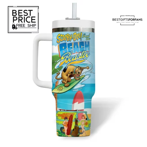 Scooby-Doo Beach Adventure Custom Limited Edition Stanley Tumbler