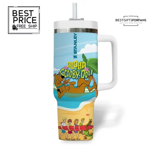 Scooby-Doo Beach Adventure Custom Limited Edition Stanley Tumbler