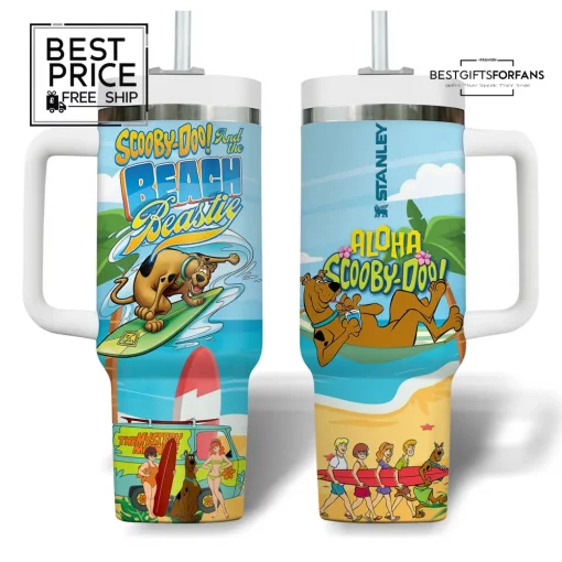 Scooby-Doo Beach Adventure Custom Limited Edition Stanley Tumbler