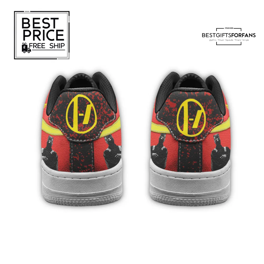 Twenty One Pilots Custom Nike Air Force 1 Sneakers Twenty One Pilots Custom Nike Air Force 1 Sneakers