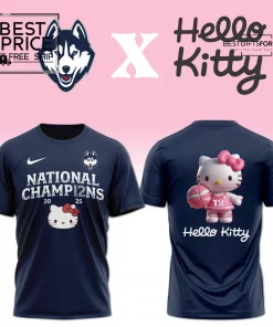 Hello Kitty x UConn Womens Basketball Limited Edition T-Shirt