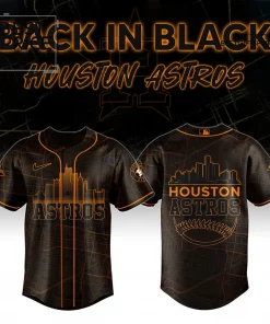 Houston Astros City Map Special Edition Baseball Jersey
