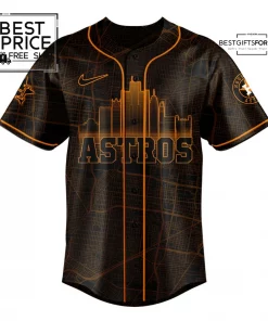 Houston Astros City Map Special Edition Baseball Jersey