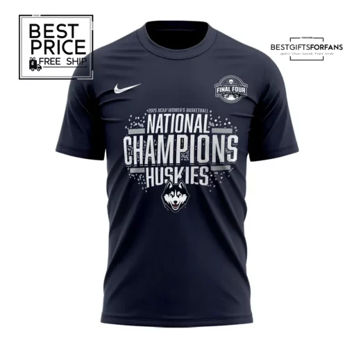 Huskies Women’s Basketball National Champions 2025 Limited Edition T-shirt