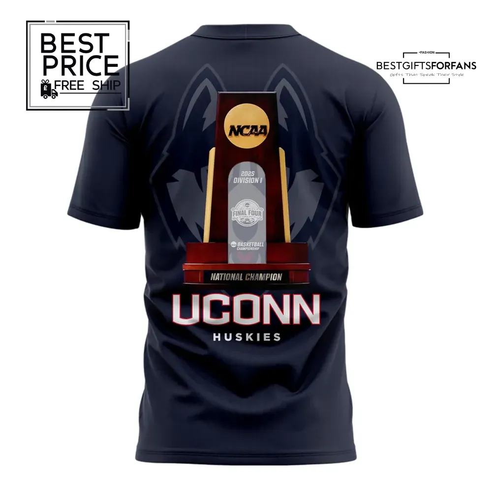 Huskies Women's Basketball National Champions 2025 Limited Edition T-shirt Huskies Women's Basketball National Champions 2025 Limited Edition T-shirt
