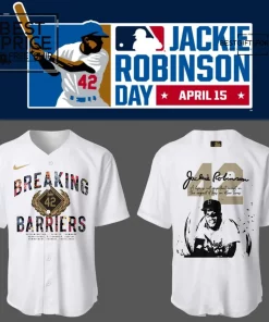 Jackie Robinson Day MLB Breaking Barriers Limited Edition Baseball Jersey