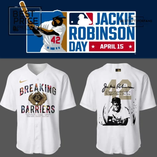 Jackie Robinson Day MLB Breaking Barriers Limited Edition Baseball Jersey