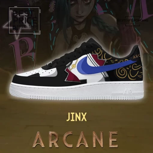 Jinx Version 2 Arcane Limited Edition Air Force 1 Shoes