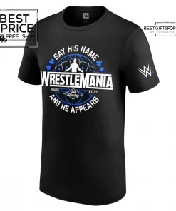 Joe Hendry W.W.E Special Edition T Shirt 2