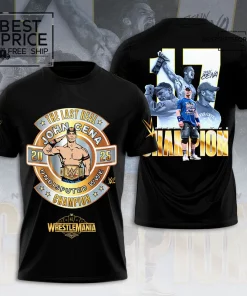 John Cena Undisputed Champion Commemorative 3D Special Edition T-Shirt