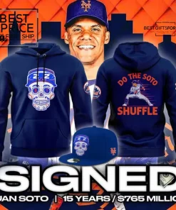 Juan Soto NY Mets Signed Premium Special Edition Hoodie
