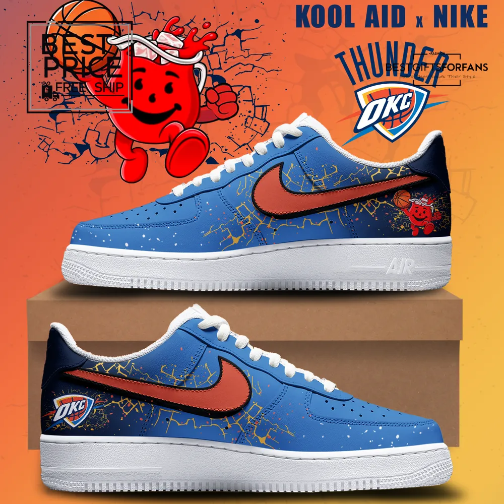 Kool-Aid x Nike x OKC Thunder Special Edition Air Force 1 Kool-Aid x Nike x OKC Thunder Special Edition Air Force 1