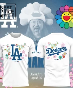 LA Dodgers x Takashi Murakami White Special Edition T-Shirt