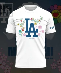 LA Dodgers x Takashi Murakami White Special Edition T-Shirt