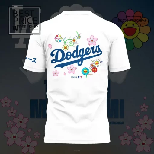 LA Dodgers x Takashi Murakami White Special Edition T-Shirt