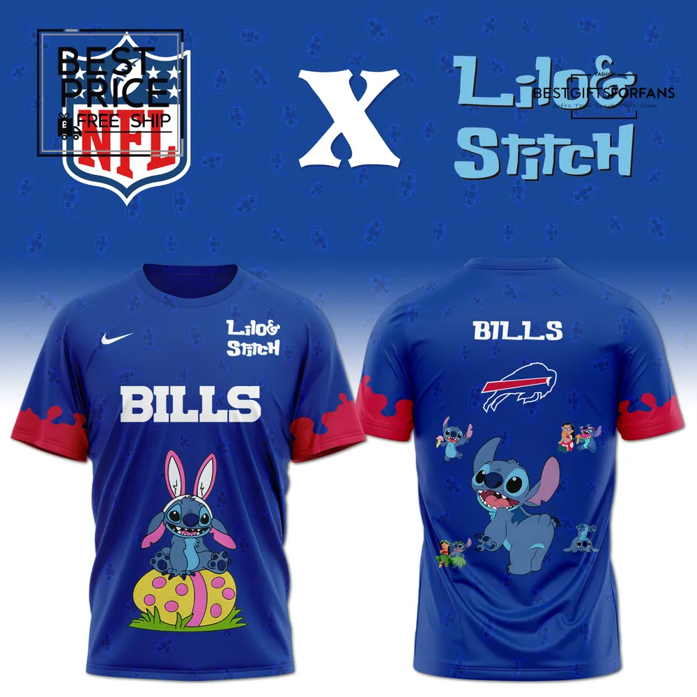 Buffalo Bills x Lilo & Stitch Limited Edition T-Shirt Buffalo Bills x Lilo & Stitch Limited Edition T-Shirt