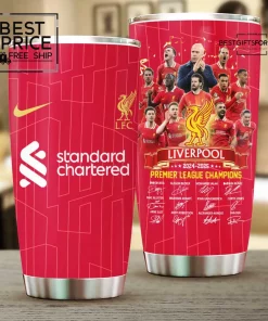 Liverpool FC 2024-2025 Premier League Champions Limited Edition Tumbler Cup