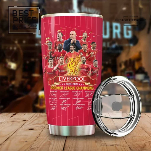 Liverpool FC 2024-2025 Premier League Champions Limited Edition Tumbler Cup