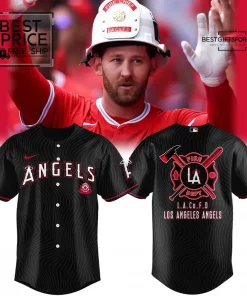 Los Angeles Angels 2025 Firefighter Appreciation Limited Edition Jersey