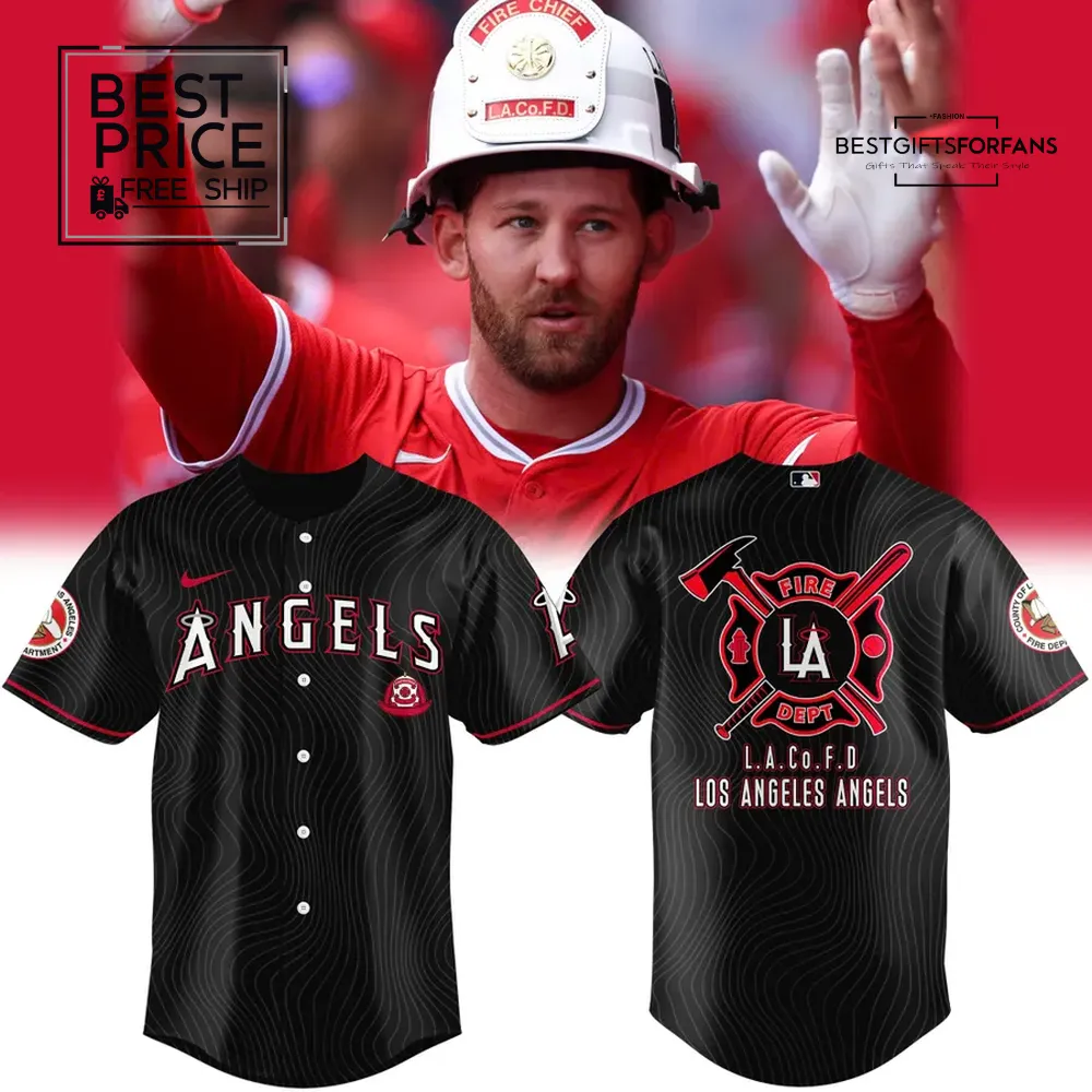 Los Angeles Angels 2025 Firefighter Appreciation Limited Edition Jersey Los Angeles Angels 2025 Firefighter Appreciation Limited Edition Jersey