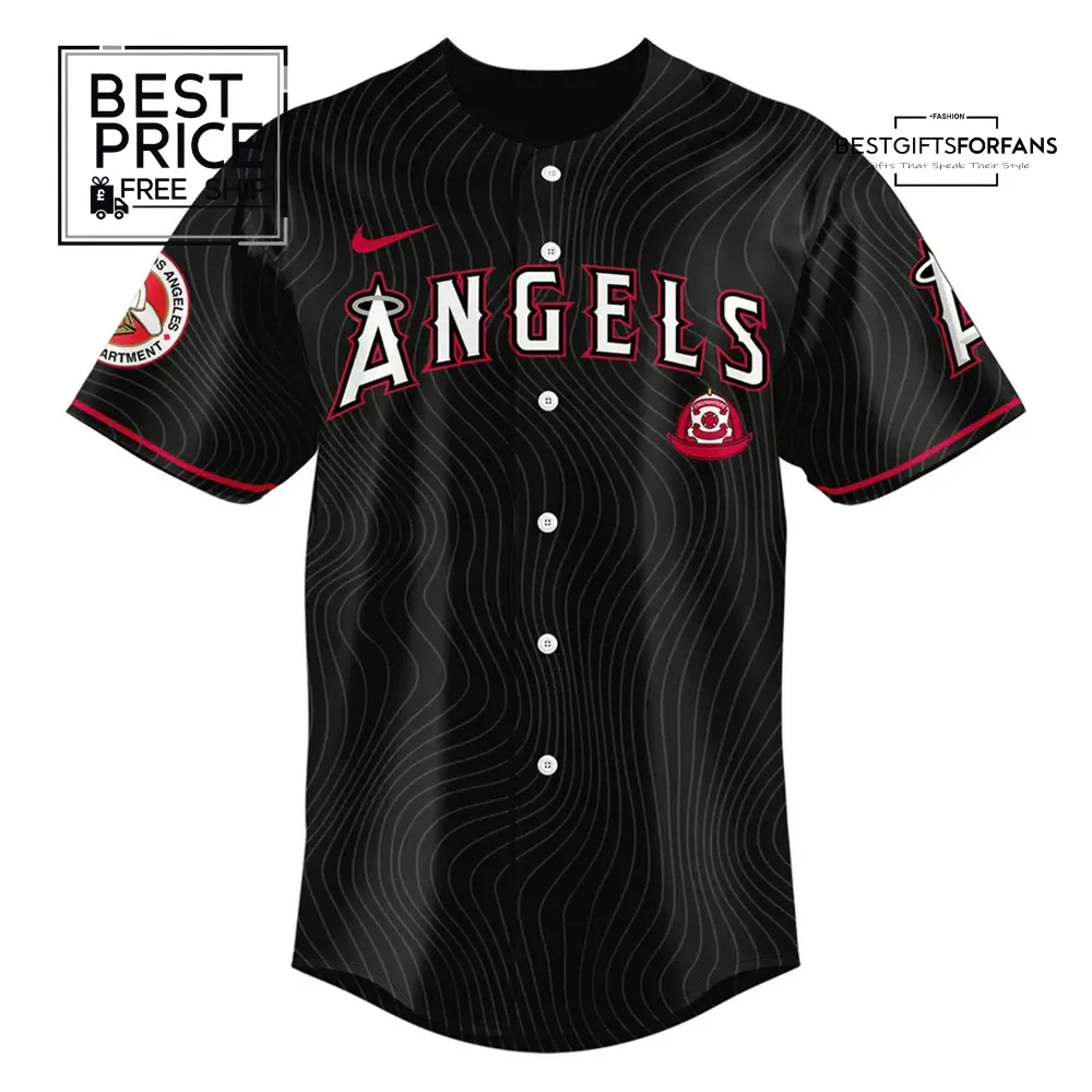 Los Angeles Angels 2025 Firefighter Appreciation Limited Edition Jersey Los Angeles Angels 2025 Firefighter Appreciation Limited Edition Jersey