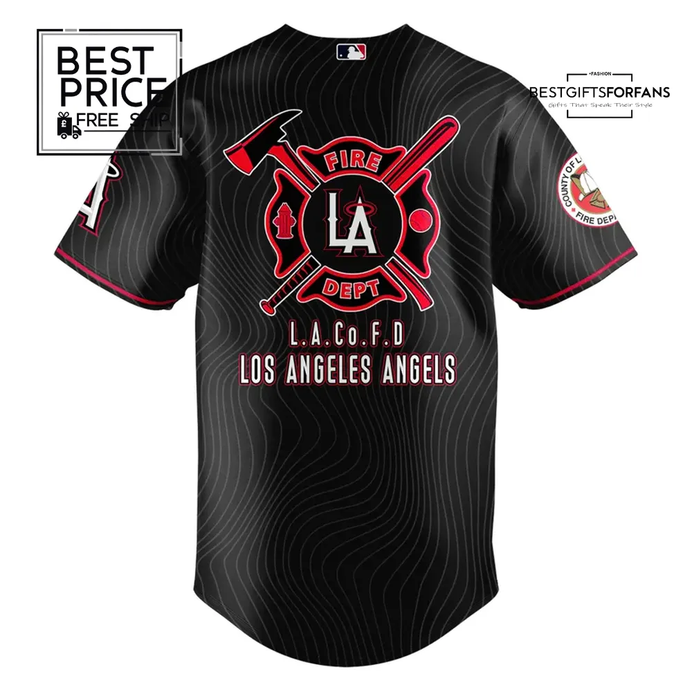 Los Angeles Angels 2025 Firefighter Appreciation Limited Edition Jersey Los Angeles Angels 2025 Firefighter Appreciation Limited Edition Jersey