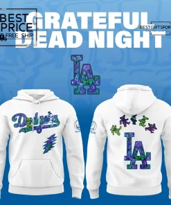 Los Angeles Dodgers Grateful Dead Night Limited Edition Hoodie