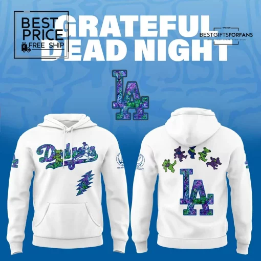 Los Angeles Dodgers Grateful Dead Night Limited Edition Hoodie