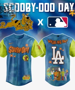 Los Angeles Dodgers x Scooby-Doo Limited Edition Baseball Jersey