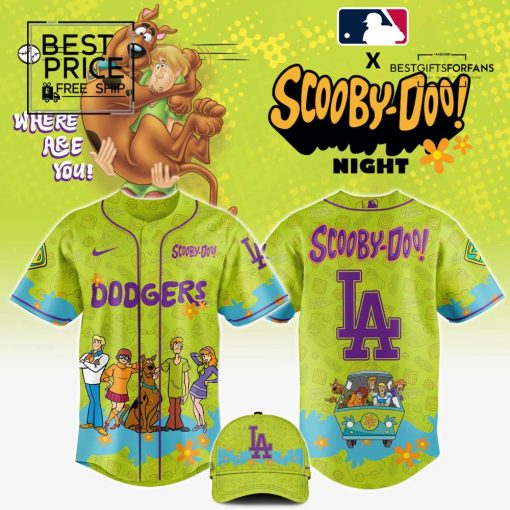 Los Angeles Dodgers MLB x Scooby-Doo Limited Editions Baseball Jersey