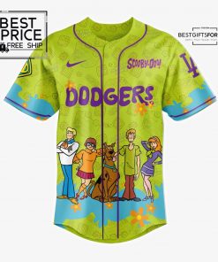 Los Angeles Dodgers MLB x Scooby-Doo Limited Editions Baseball Jersey