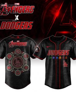 Los Angeles Dodgers x Marvel Avengers Night Limited Editions Baseball Jersey