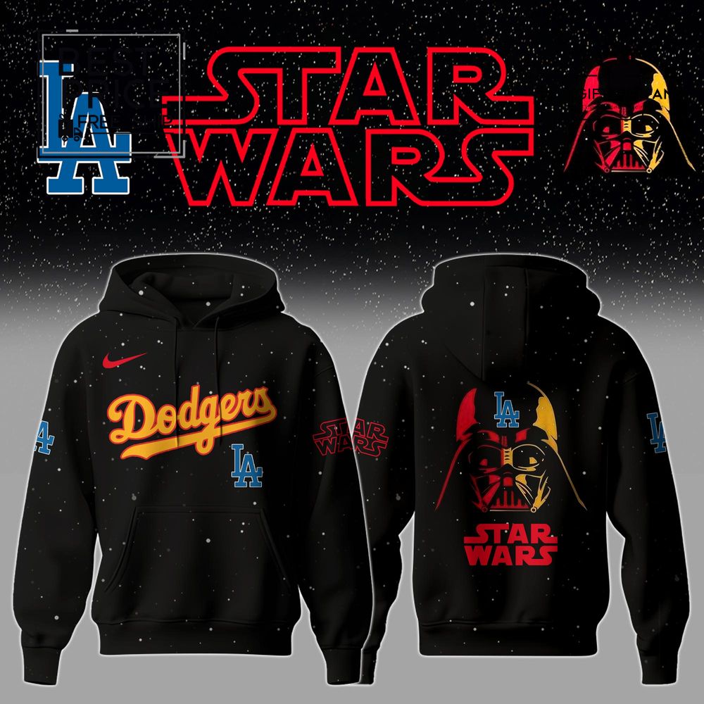 Los Angeles Dodgers MLB x Star Wars Night Limited Editions Hoodie Los Angeles Dodgers MLB x Star Wars Night Limited Editions Hoodie
