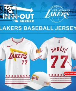 Los Angeles Lakers x In-N-Out Inspired Special Edition Baseball Jersey