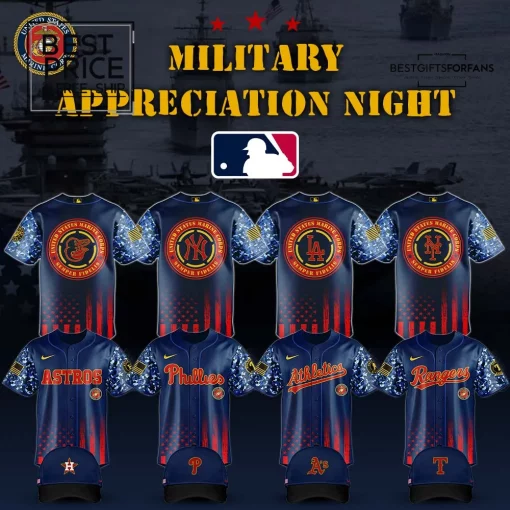 MLB x USMC Military Appreciation Night Limited Edition Baseball Jersey
